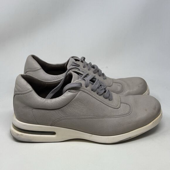 Cole Haan Air Conner Shoes Mens 11 M Gray Leather Casual Comfort Sneakers - Picture 3 of 16